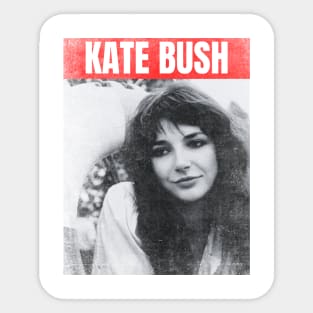 Kate Bush Urban BW Sticker